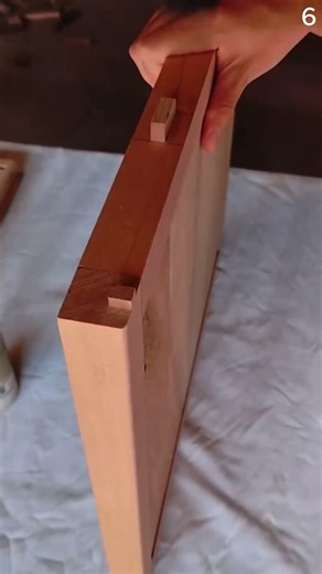 Install the wooden connection frame with simple tools #shorts #wood