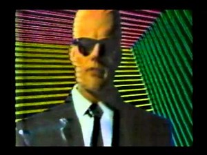 The story behind 'MAX HEADROOM' Rare 1986 TV Spot.