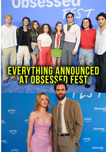 Everything announced at #obsessedfest!!! #offcampus #thelovehypothesis #tiktokentnewsprogram #everyyearafter @Prime Video