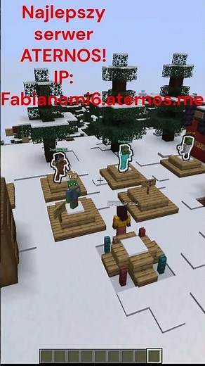 Najlepszy serwer aternos w minecraft! 5 trybów do wyboru! #minecraft IP: Fabianomi6.aternos.me