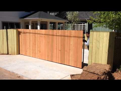 privacy slide gate, check it out!