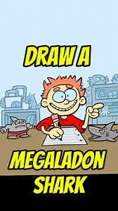 How to draw a Megalodon Shark …. It’s awesome… it’s easy #drawing #cartooning #arteducationforkids #easytodraw #howtodraw #artforkids #arteducation #drawinglessons #shark | Drawing with Steve Harpster