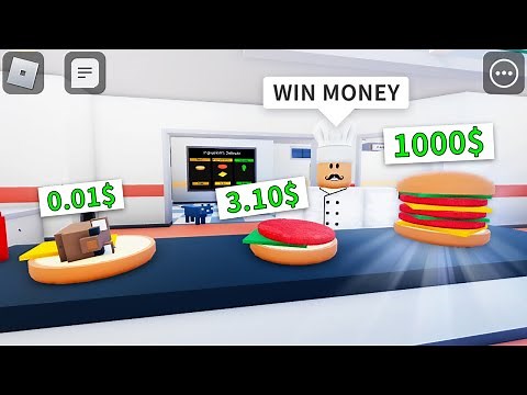 ❗️ADMIN❗️ROBLOX Cook Burgers Challenges - Win Money (FUNNY MOMENTS)