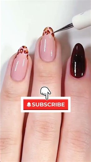 Cheetah Print Nail Art Tutorial Sat Set 🐆🔥#nails #simplenails #cheetah