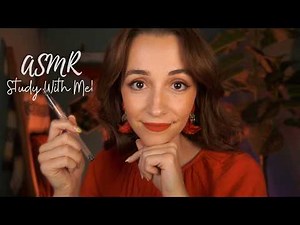 ASMR Study with Me! 📚✨ Cozy Work and Study Session (52-17 method, timer, gentle rain 🌧️)