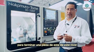 ¡Precisión y velocidad en una sola máquina! El centro de maquinado multitarea Nakamura Tome SC-100X2 con dos husillos, torretas y eje Y permite mecanizar piezas complejas en un solo set-up. Ven a conocerla en Grupo Hi-Tec. Grupo Hi-Tec: Máquinas CNC con todo un músculo detrás. | Grupo Hi-Tec Máquinas Herramienta CNC