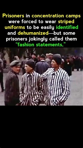 some prisoners thought they looked cool on their uniforms #history #historyfacts #prison