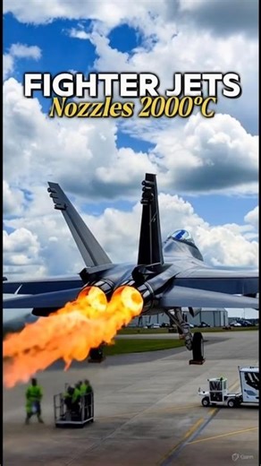 Why Fighter Jet Nozzles Don’t Melt at 2,000°C#FighterJets #Afterburner #AviationFacts #militarytech