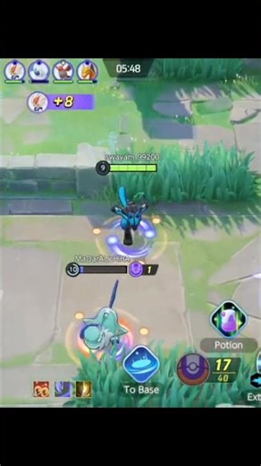 Close combat lucario pokemon unite #shorts #pokemonunite