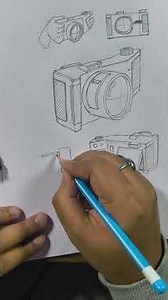 Part 13: Product Sketching- Camera #ceed #drawing #nid #art #products