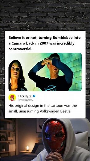 Transformers 2007 Bumblebee Changing from Beetle to Camaro Was Controversial Fact