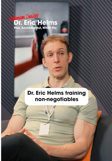 If training keeps falling off, this is usually why. Eric Helms shares why setting a realistic training schedule is the real non-negotiable. #OptimumNutritionUK #OptimumInsiders #TheInsideAdvantage