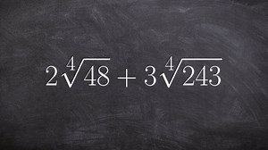 Adding the fourth root of two numbers and simplifying the expression