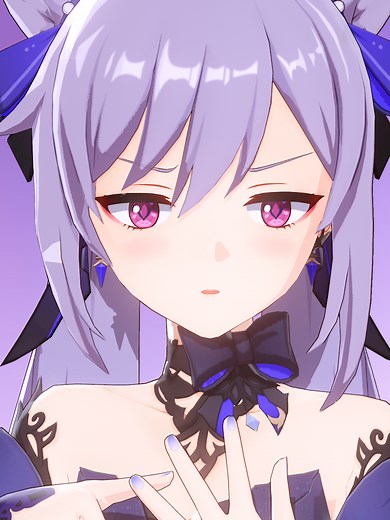 Keqing Magnetic ILLIT | Genshin Impact Gameplay | MMD Animation