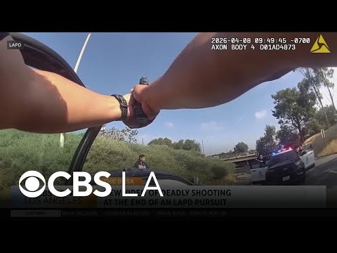 Video shows deadly shooting an end of LAPD pursuit