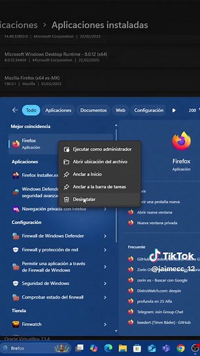 Cómo instalar y desinstalar Firefox en Windows