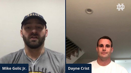 Former teammates Mike Golic Jr. and Dayne Crist reflect on their time at Notre Dame and the impact it has had on their lives. #GoIrish x #BeatNoles | Notre Dame Football