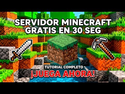 Como crear un servidor de Minecraft en 30 segundos GRATIS