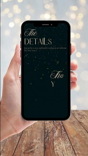 ✨ Elegant Christmas Party Invitation Template | Editable Canva Holiday Dinner Invite 🎄