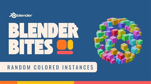 iBlender插件 如何在 Blender 中随机化颜色教程