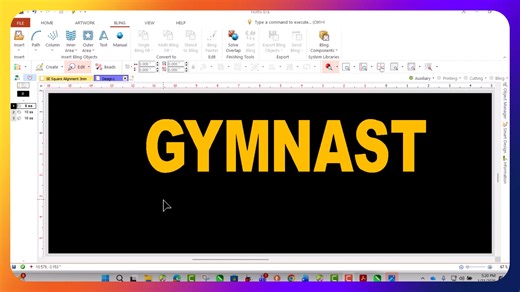 Adding grading fill to text
