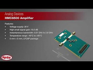 Analog Devices HMC8500 Amplifier | Digi-Key Daily