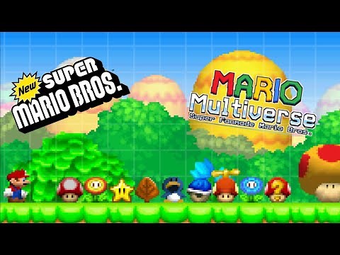 Mario Multiverse NSMB style: All Powerups