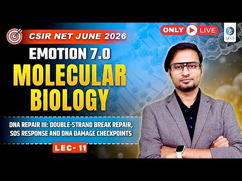 DNA Repair III: Double-Strand Break (HR & NHEJ) and the SOS Response | Molecular Biology I IFAS