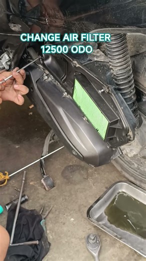 CHANGE AIR FILTER PCX160 #pcx160 #change #motorcycle #maintenance