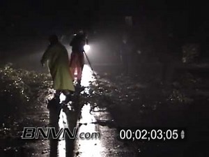 10/24/2005 Footage in the eye of Hurricane Wilma on Marco Island.