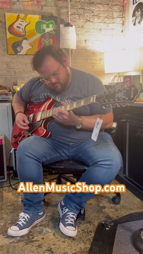 Bryce Hayden on the Ibanez 12-String Electric Semi Hollow AS7312-TCD 5B-05