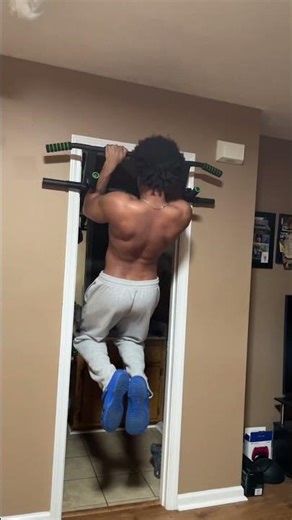 Home pull up bar test #test #pullups #calisthenics #fyp #viral #shorts