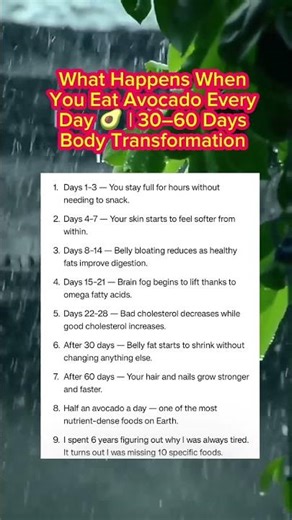 What Happens When You Eat Avocado EveryDay 🥑 | 30–60 Days Body Transformation