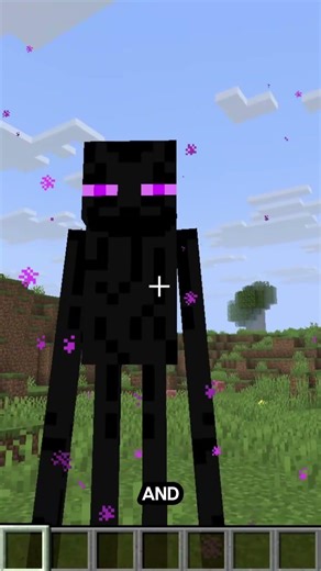 Enderman explained (the creepy part) #naruto #theme #minecraft #enderman