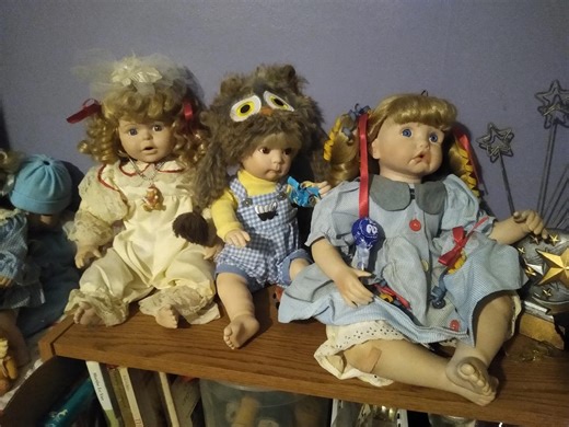 Vintage Porcelain Dolls: Danbury Mint Davy, House of Lloyd Girl, Hamilton Kayla - Etsy