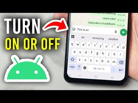 How To Turn On or Off Predictive On Android - Step By Step