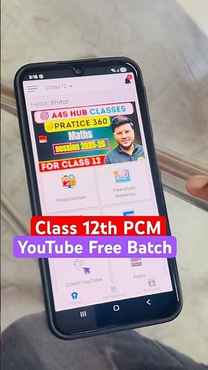 YouTube Free Batch | Class 12th PCM | A4S by Ashish Sir #class12 #freebatch