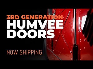 NEW - Signature Humvee® HMMWV® Doors. All aluminum. Locking.