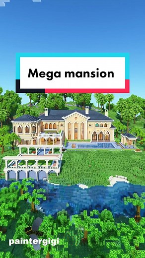 Ultimate Mega Mansion Build Tutorial | Minecraft