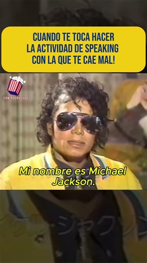 Típico de la clase de speaking! #humor #speakingenglish #michaeljackson #english #viral