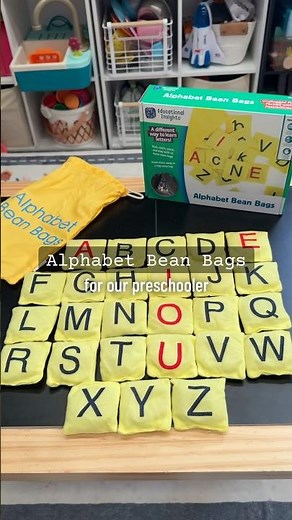 Alphabet Bean Bags Educational Resources Teaching 26 Letters of the Alphabet #beanbag