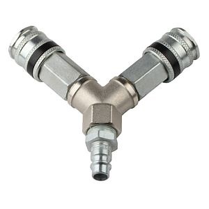 [Hot Item] Xhnotion Pneumatic Europe Quick Coupler with Y Connector