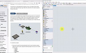 Flexsim PF教程-实例-01创建3D模型和PF