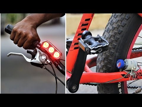 Free Energy Dynamo using DC Motor - Bicycle Generator