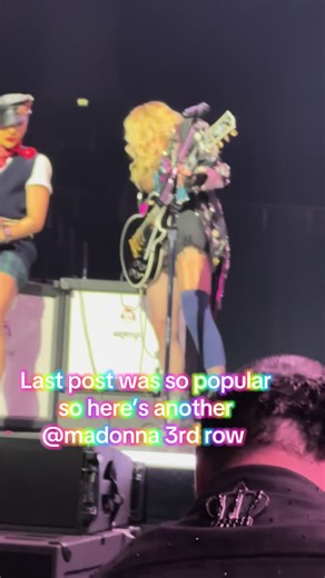 Experiencia en la tercera fila del concierto de Madonna