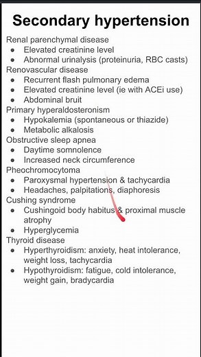Secondary hypertension