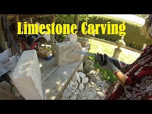 Limestone Carving tutorial, stone Sculpture Matau Fish Hooks From start to finish.