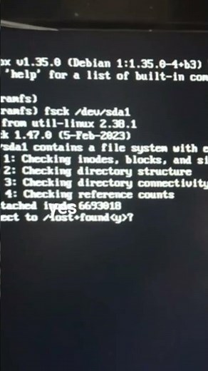 Terminal Linux (Terminal) Solución Initramfs