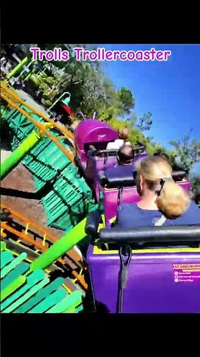Trolls Trollercoaster at Universal Studios Orlando is a fun family coaster ‪@UniversalOrlando‬ #trolls