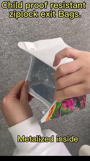 Child proof ziplock bags how to open?